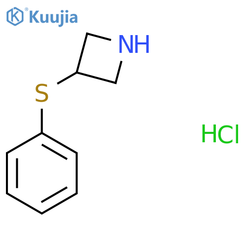 3-(Phenylsulfanyl)azetidine hydrochloride structure