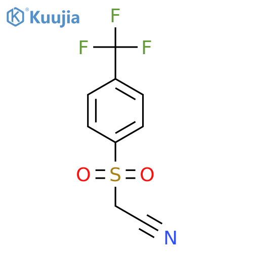 2-(4-Trifluoromethylbenzenesulfonyl)acetonitrile structure