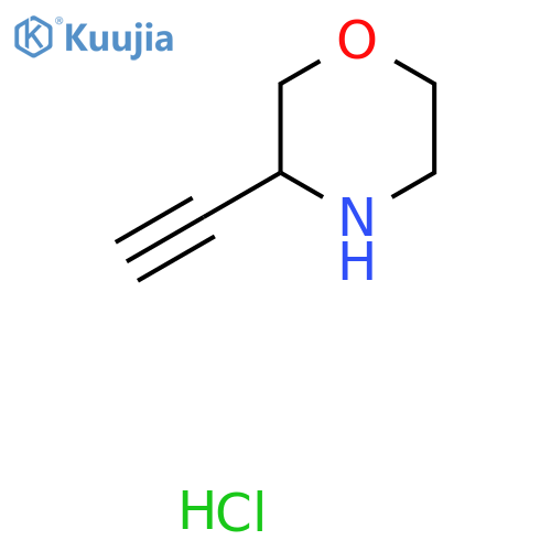 3-ethynylmorpholine hydrochloride structure
