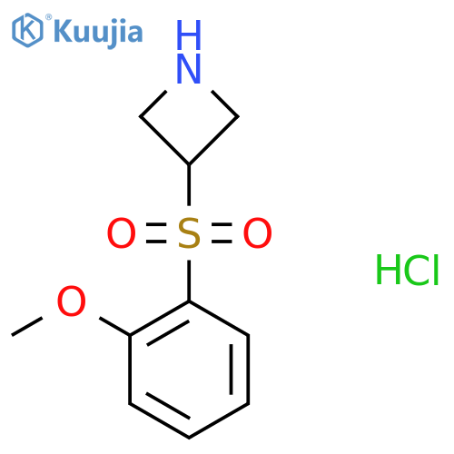 3-(2-Methoxybenzenesulfonyl)azetidine hydrochloride structure