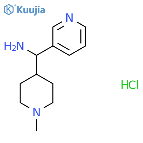 (1-Methylpiperidin-4-yl)(pyridin-3-yl)methanamine hydrochloride structure