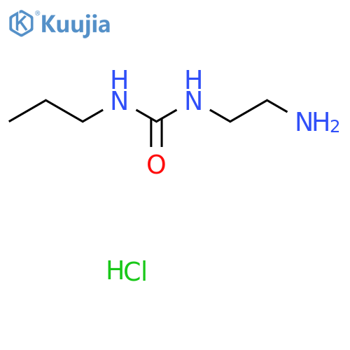 1-(2-Aminoethyl)-3-propylurea hydrochloride structure