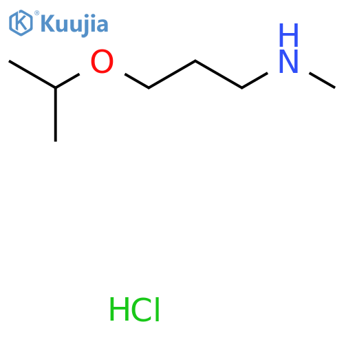 Methyl[3-(propan-2-yloxy)propyl]amine hydrochloride structure