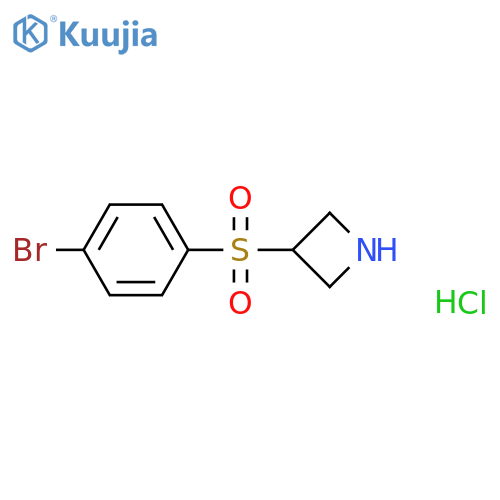 3-(4-bromobenzenesulfonyl)azetidine hydrochloride structure