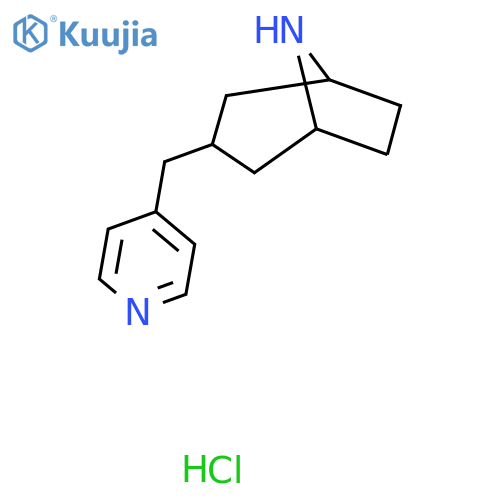 3-(Pyridin-4-ylmethyl)-8-azabicyclo[3.2.1]octane hydrochloride structure
