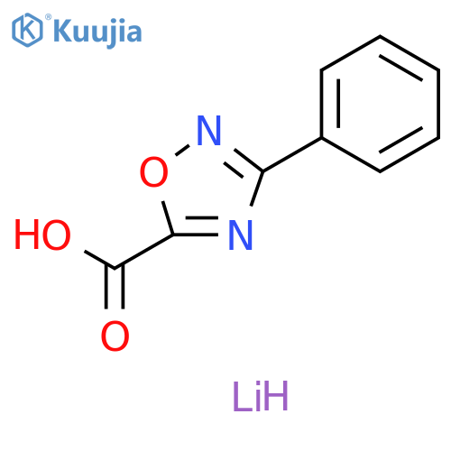 lithium(1+) ion 3-phenyl-1,2,4-oxadiazole-5-carboxylate structure