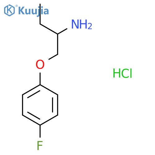 1-(4-Fluorophenoxy)butan-2-amine hydrochloride structure