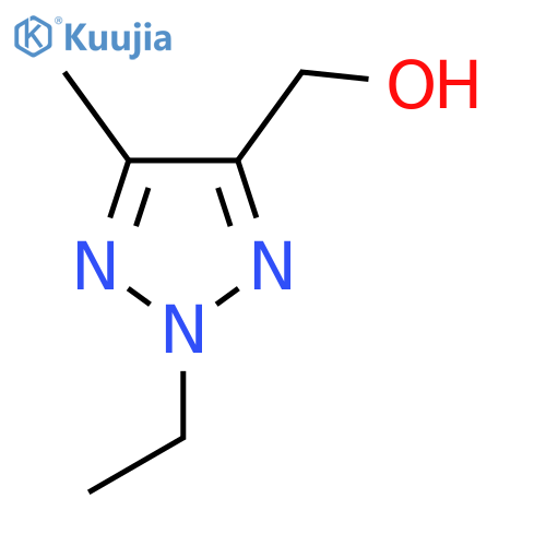 (2-ethyl-5-methyl-2H-1,2,3-triazol-4-yl)methanol structure