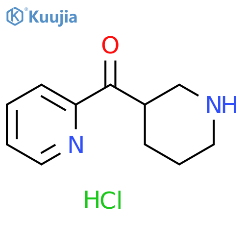 2-(piperidine-3-carbonyl)pyridine hydrochloride structure