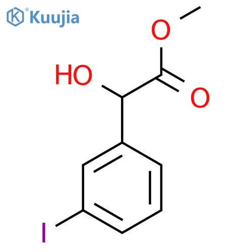 Methyl 2-hydroxy-2-(3-iodophenyl)acetate structure