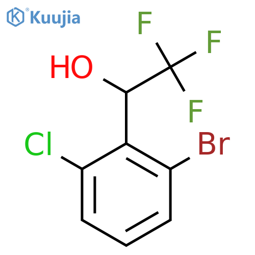2-Bromo-6-chloro-alpha-(trifluoromethyl)benzyl Alcohol structure