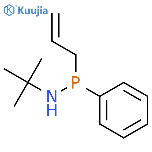 Phosphinous amide, N-(1,1-dimethylethyl)-P-phenyl-P-2-propenyl- structure