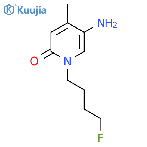 5-Amino-1-(4-fluorobutyl)-4-methyl-1,2-dihydropyridin-2-one structure