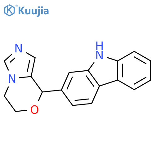 9H-Carbazole, 2-(5,6-dihydro-8H-imidazo[5,1-c][1,4]oxazin-8-yl)- structure