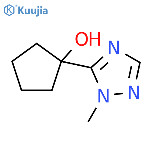 Cyclopentanol, 1-(1-methyl-1H-1,2,4-triazol-5-yl)- structure