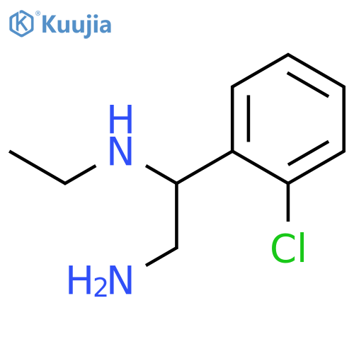 1,2-Ethanediamine, 1-(2-chlorophenyl)-N1-ethyl- structure