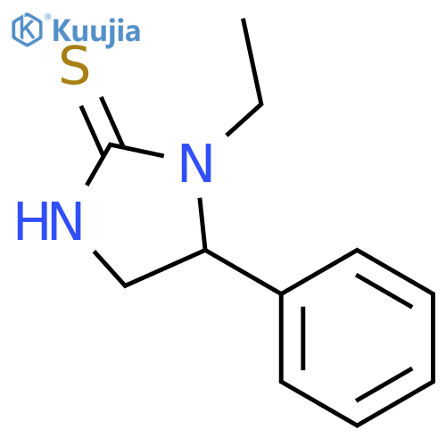 2-Imidazolidinethione,1-ethyl-5-phenyl- structure