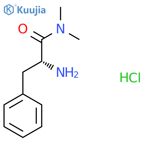 Benzenepropanamide, alpha-amino-N,N-dimethyl-, hydrochloride, (R)- structure