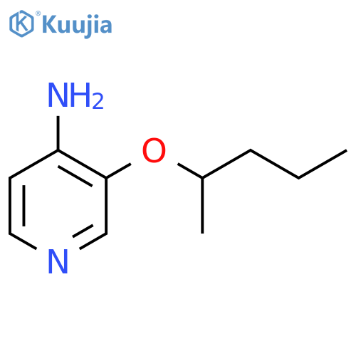 3-(Pentan-2-yloxy)pyridin-4-amine structure