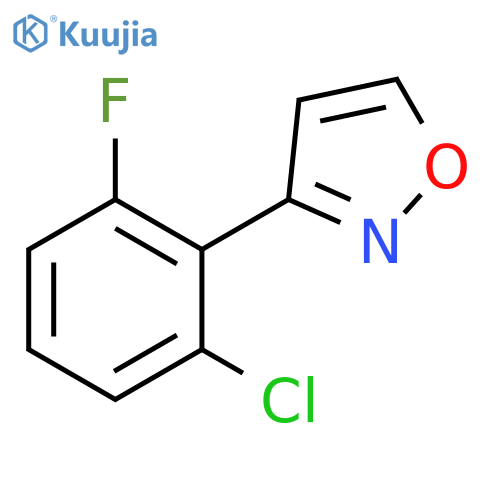 Isoxazole, 3-(2-chloro-6-fluorophenyl)- structure