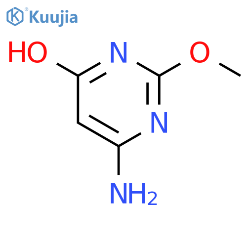 6-Amino-2-methoxypyrimidin-4-ol structure