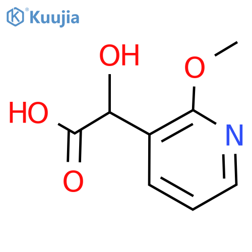 2-Hydroxy-2-(2-methoxy-3-pyridyl)acetic Acid structure