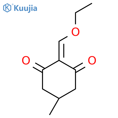 2-(Ethoxymethylidene)-5-methylcyclohexane-1,3-dione structure