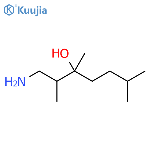 3-Heptanol, 1-amino-2,3,6-trimethyl- structure