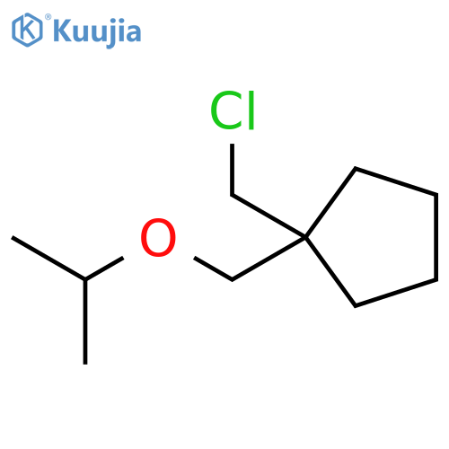 Cyclopentane, 1-(chloromethyl)-1-[(1-methylethoxy)methyl]- structure