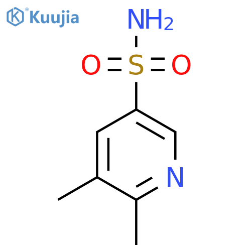 5,6-Dimethylpyridine-3-sulfonamide structure