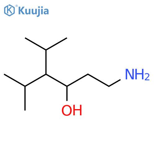 3-Hexanol, 1-amino-5-methyl-4-(1-methylethyl)- structure