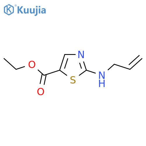 Ethyl 2-[(prop-2-en-1-yl)amino]-1,3-thiazole-5-carboxylate structure