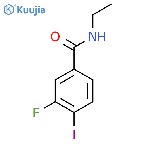 N-Ethyl-3-fluoro-4-iodobenzamide structure