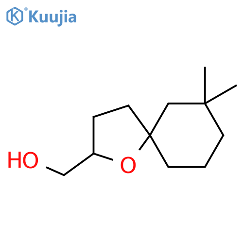 1-Oxaspiro[4.5]decane-2-methanol, 7,7-dimethyl- structure