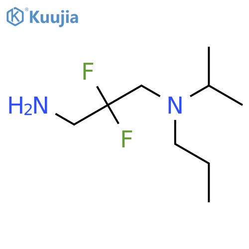 (3-Amino-2,2-difluoropropyl)(propan-2-yl)propylamine structure