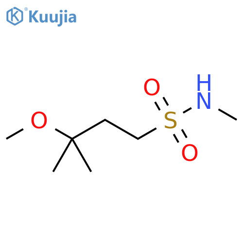 1-Butanesulfonamide, 3-methoxy-N,3-dimethyl- structure