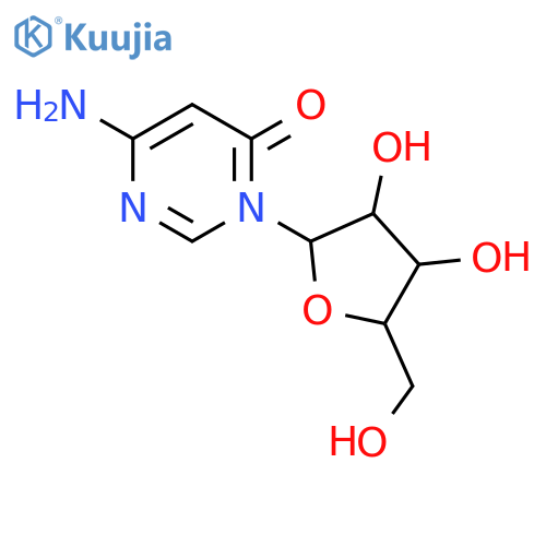 4(3H)-Pyrimidinone,6-amino-3-b-D-ribofuranosyl- structure