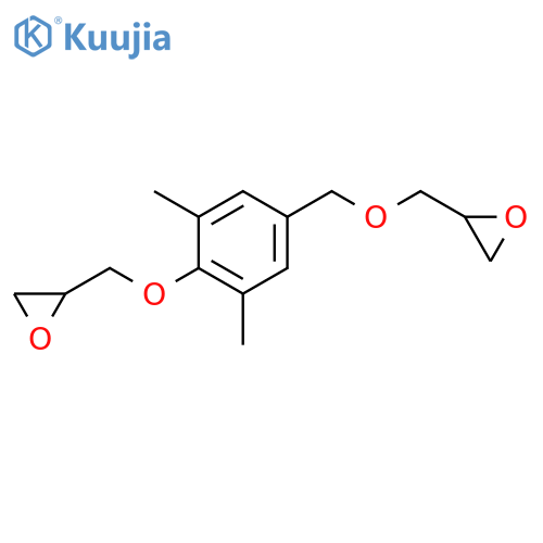 Oxirane, [[2,6-dimethyl-4-[(oxiranylmethoxy)methyl]phenoxy]methyl]- structure