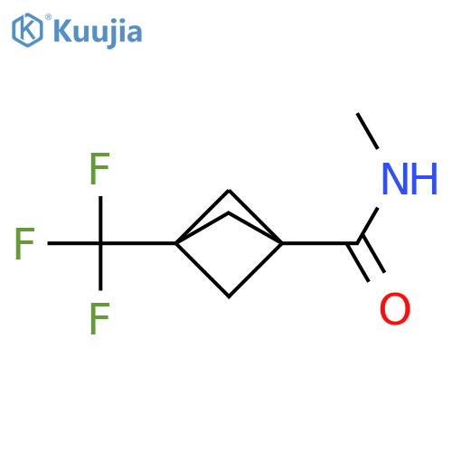 N-methyl-3-(trifluoromethyl)bicyclo[1.1.1]pentane-1-carboxamide structure