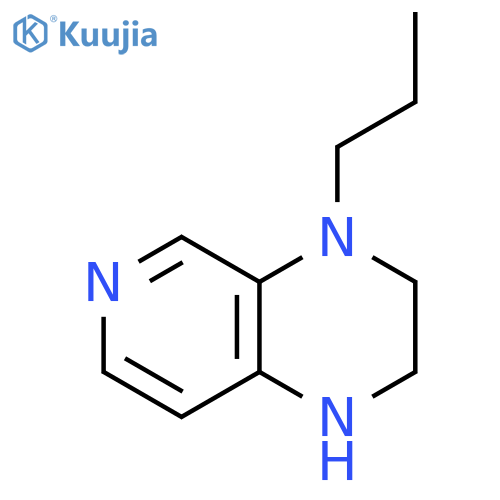 Pyrido[3,4-b]pyrazine, 1,2,3,4-tetrahydro-4-propyl- structure