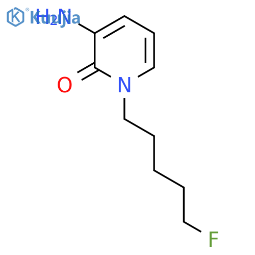 3-amino-1-(5-fluoropentyl)-1,2-dihydropyridin-2-one structure