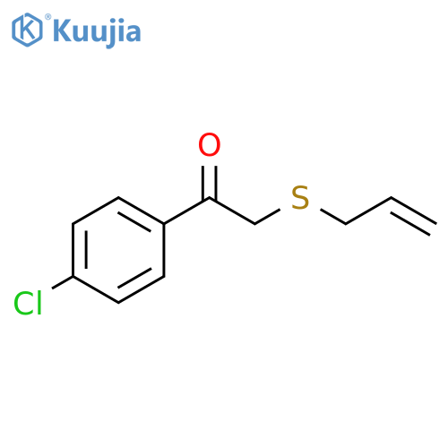 Ethanone, 1-(4-chlorophenyl)-2-(2-propen-1-ylthio)- structure