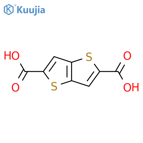 Thieno[3,2-b]thiophene-2,5-dicarboxylic acid structure