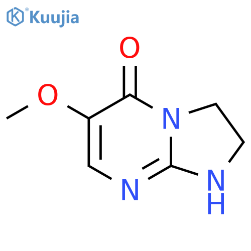 6-methoxy-1H,2H,3H,5H-imidazolidino[1,2-a]pyrimidin-5-one structure