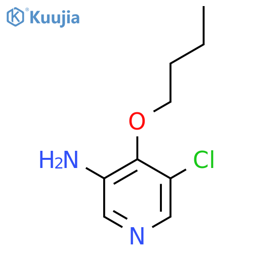 4-Butoxy-5-chloropyridin-3-amine structure