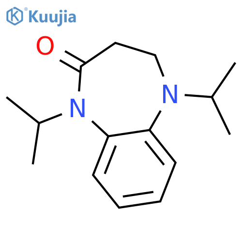 2H-1,5-Benzodiazepin-2-one, 1,3,4,5-tetrahydro-1,5-bis(1-methylethyl)- structure