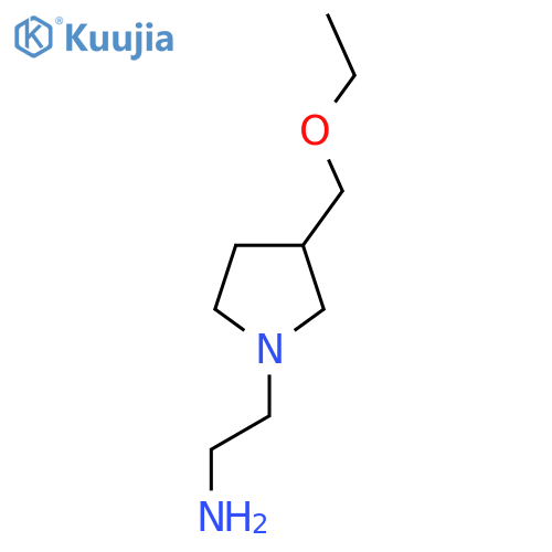 2-(3-(Ethoxymethyl)pyrrolidin-1-yl)ethan-1-amine structure