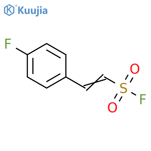 Ethenesulfonyl fluoride, 2-(4-fluorophenyl)- structure