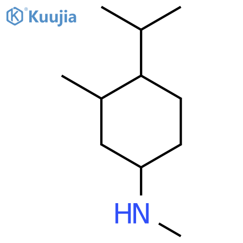 N,3-Dimethyl-4-(propan-2-yl)cyclohexan-1-amine structure
