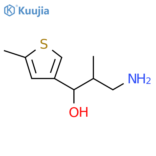 3-Thiophenemethanol, α-(2-amino-1-methylethyl)-5-methyl- structure